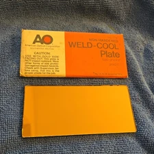 American Optical Weld Cool No. 274 WC12 Shade 12 Welding Plate Lens 2" x 4 1/4"