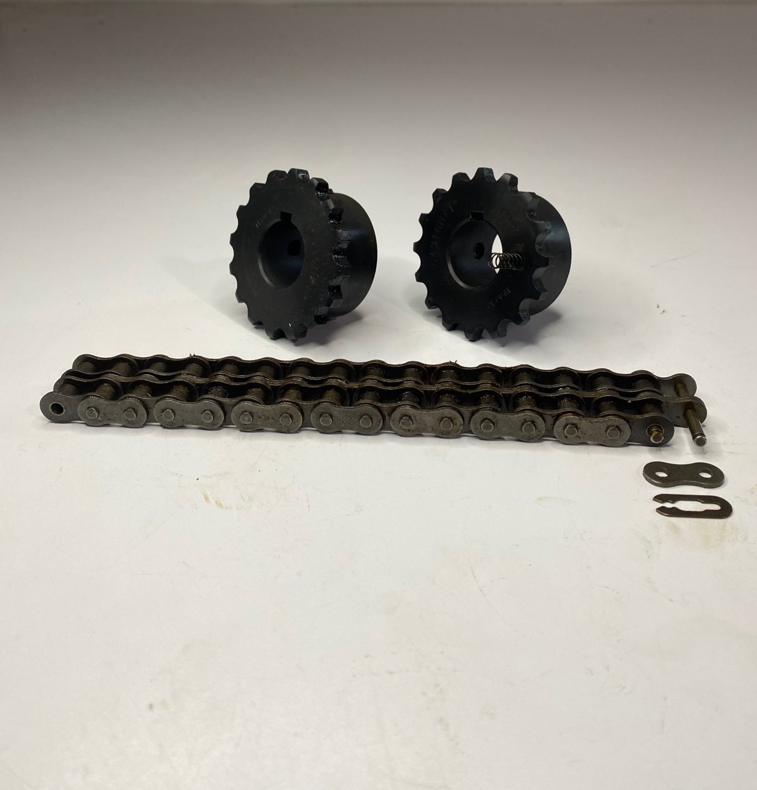 GLOBAL Coupler Set & Roller Chain C4016HX1" 1" Bore #40 Chain KIT (NEW)