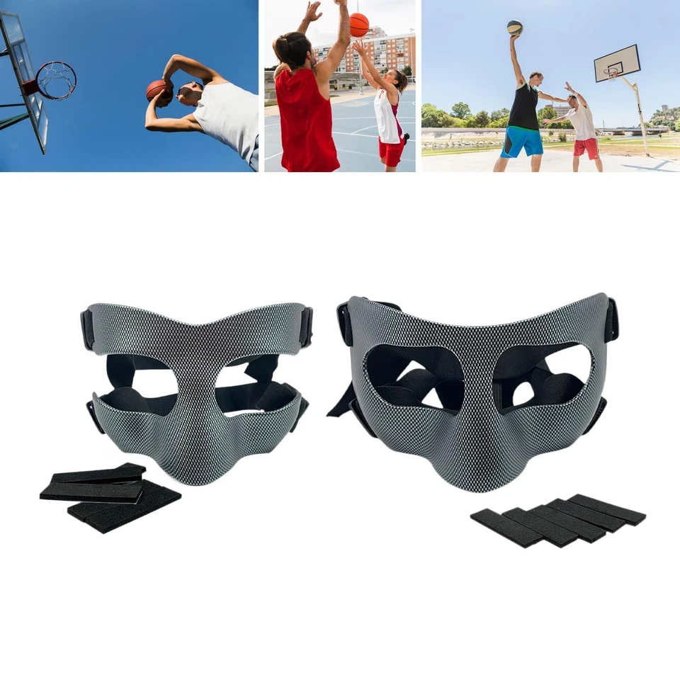 Verstellbare Gesichtsmaske Nasenschutz Fußball Gesichtsbedeckung Leicht Teenager Gesicht - Bild 1 von 1
