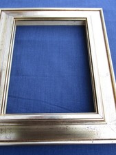 rustikaler gold-schwarz durchriebener Leerrahmen, Falzmaß 24,5 x 30,5