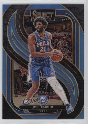 2024-25 Panini Select Premier Level Light Blue Prizm /299 Joel Embiid #101 1gg4
