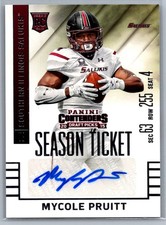 2015 Contenders Draft Picks Season Ticket Mycole Pruitt Rookie Auto #226