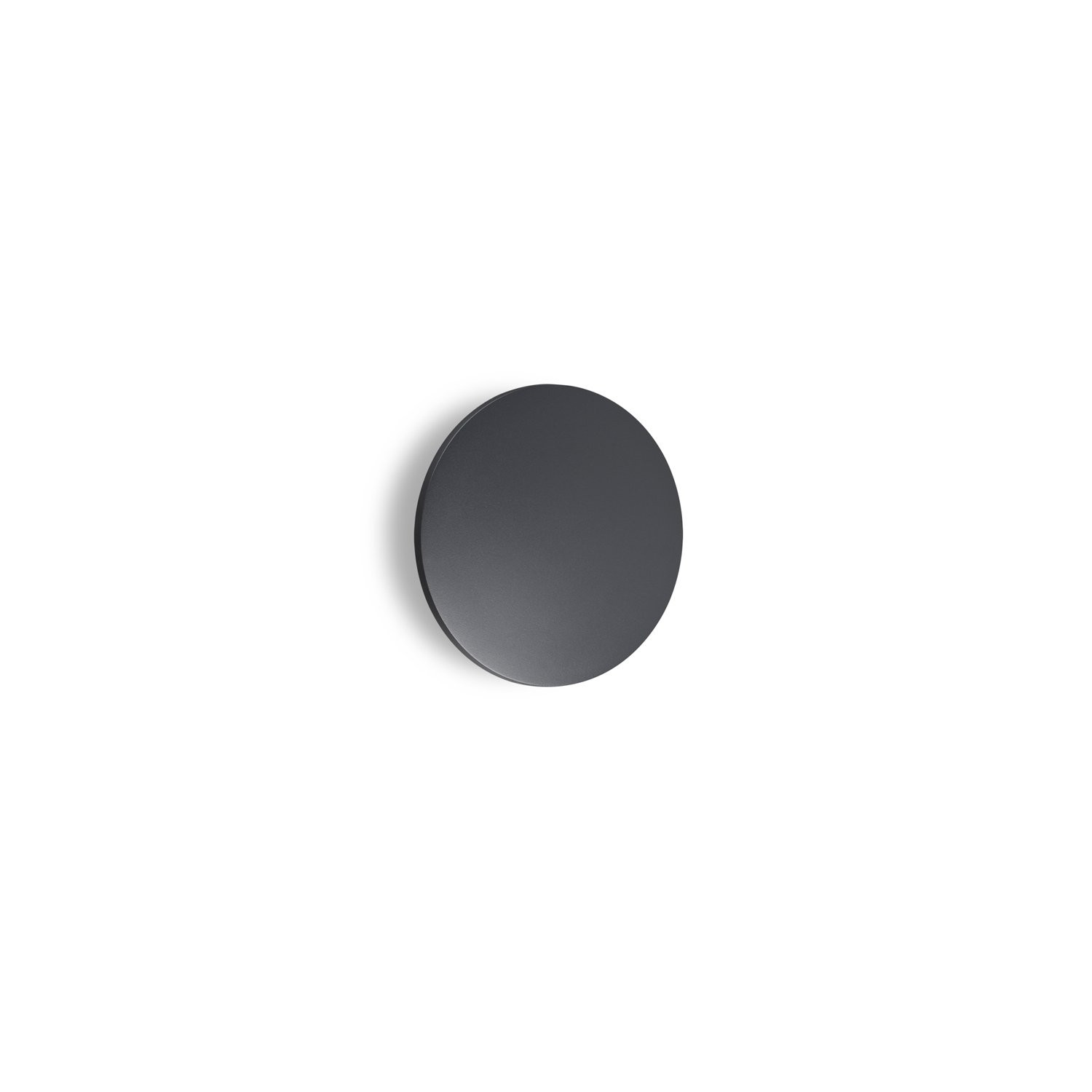 Lampada Parete LED 9W Nero Punto Alluminio 3000K IP54 Ideal Lux