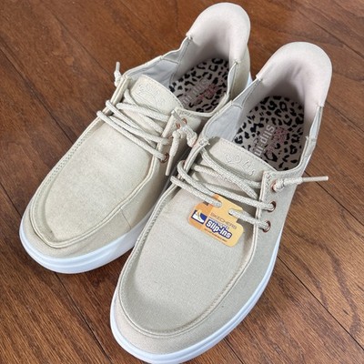 Skechers Slip-ins BOBS Women s Tan/Leopard Sneaker Size: 7.5