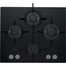 Hotpoint FTGHG641D/H Built-In 60cm 4 Burners Black Gas Hob NEW