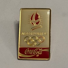 ALBERTVILLE  92 OLYMPICS Coca-Cola Winter 1992 Games France Coke Game Lapel Pin