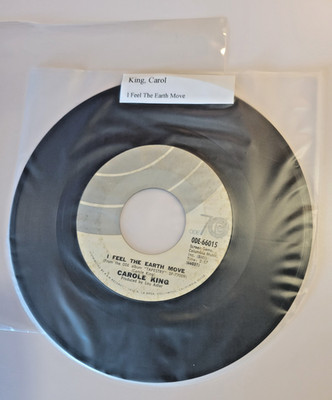 Carole King I Feel The Earth Move / It's Too Late 7'' 45 rpm vinyl jukebox record
