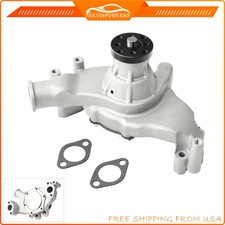 High Volume Aluminum Long Water Pump For 1969-1987 Bbc Mark Iv 396 402 427 454