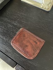 Cartera de Cuero Piel Buffalo - Marrón