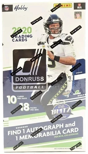 2020 Panini Donruss NFL Football Cards Hobby Box - Factory Sealed! (&)