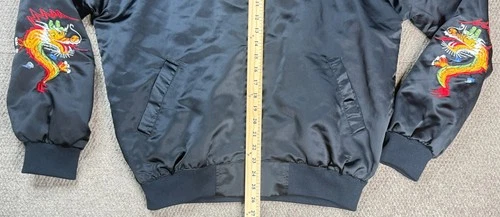 Far East Tour Okinawa Japan Vtg Spark Zipper Tip Embroidered Jacket Size XL image 6