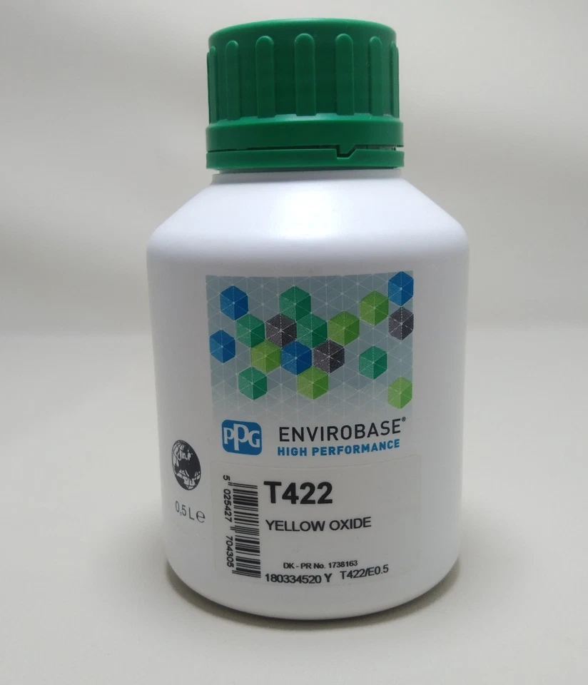 PPG T 422 Envirobase Basiclack -Yellow Oxide - 0.5 Liter - Imagen 1 de 1