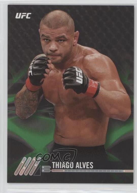 2017 Topps UFC Knockout Green /215 Thiago Alves #65 9l4