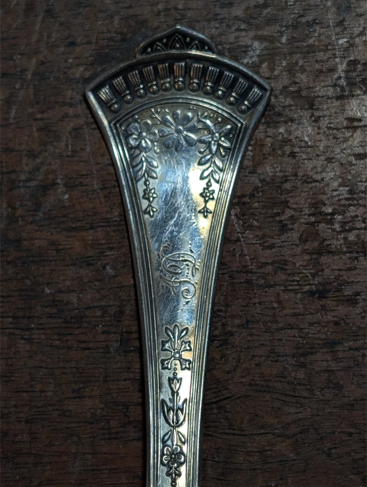 Four 8 1/4" Rogers & Bro Crown Place or Serving Spoons 1885 A1 Silver Plated