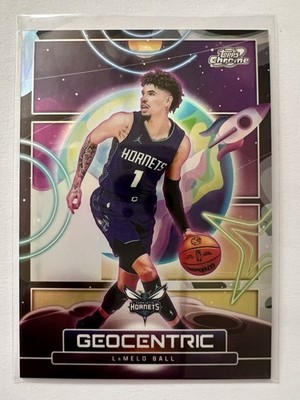 Lamelo Ball 2025-26 Topps Cosmic Chrome Geocentric Refractor SSP #GE-20