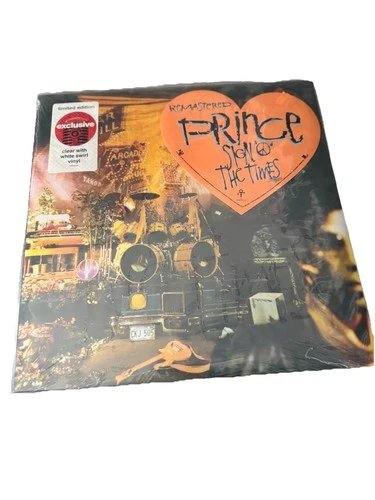 Prince Sign O' The Times Target Exclusive Clear White Swirl Vinyl 2LP BRAND NEW