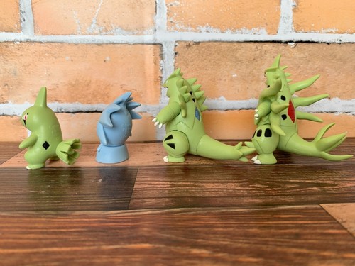 Pokemon Figure Monster Collection Tyranitar MegaTyranitar Pupitar Larvitar Lot 4 - Picture 4 of 11