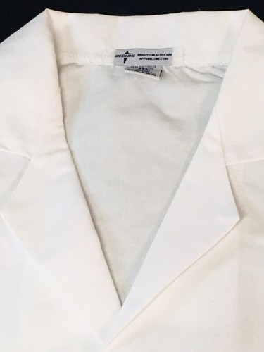 NWOT Medline Doctor Pharmacist MD Nurse Therapist Unisex 36 Long Lab Coat White - Picture 5 of 7