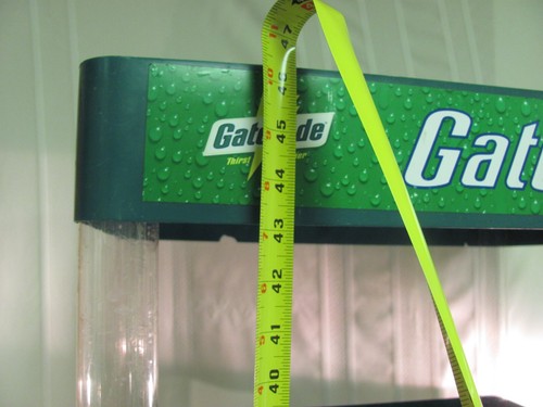 Vintage GATORADE 47" Display Shelves Rack Drink Advertising - Picture 8 of 17
