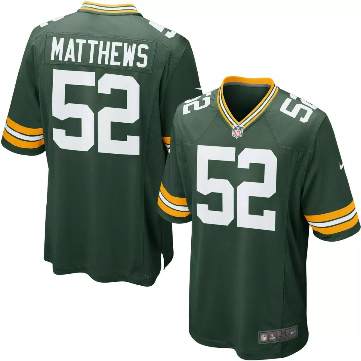 Nike Green Bay Packers No52 Clay Matthews Green Team Color Youth Stitched NFL Vapor Untouchable Limited Jersey