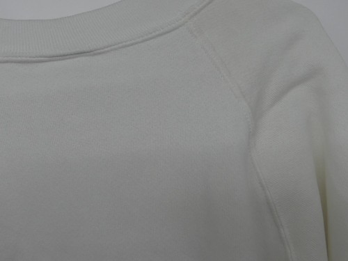 Vintage JERZEES XL Large Crew NuBlend Active Wear USA White Long Sleeve Sweater - Picture 10 of 11
