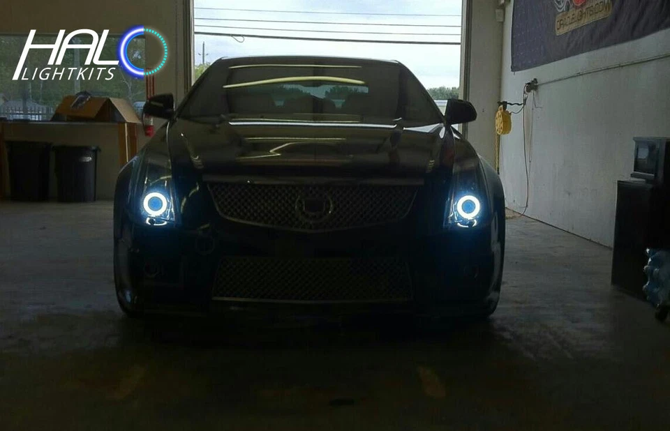 ORACLE LIGHTING 2009-2014 Cadillac CTS-V WEISSES LED Scheinwerfer Halo Ring Kit - Bild 3 von 4