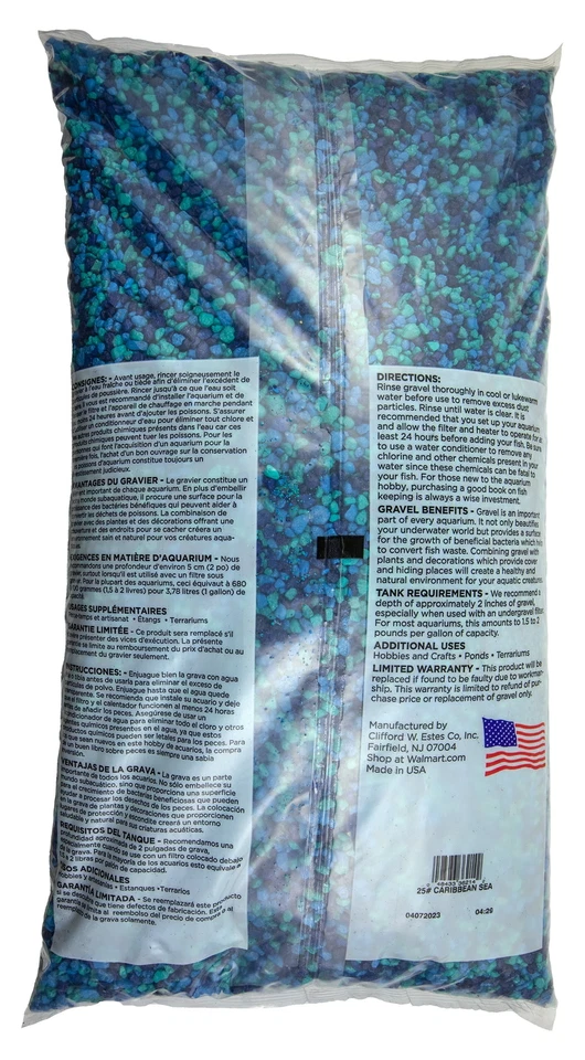   Aquarium Gravel, Caribbean, 25 lb - Image 2 of 4