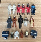Original 1970’s & 80’s Vintage Star Wars Action Figure Lot Ewoks Yoga R2D2 Vader