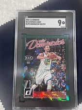 Stephen Curry 2015-16 Elite Dominator #12 Golden State/999 SGC 9 PSA Crackedslab