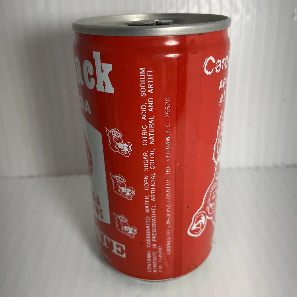 1983 NC State Wolfpack National Championship Soda Can, Jim Valvano, Some Rust - Image 2 of 4