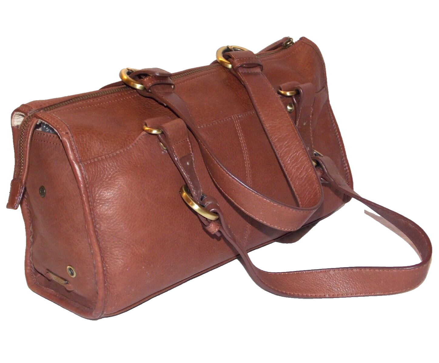 HIDESIGN BY RADLEY GENUINE LEATHER TOTE SHOULDER HANDBAG/POCKETS/CASUAL