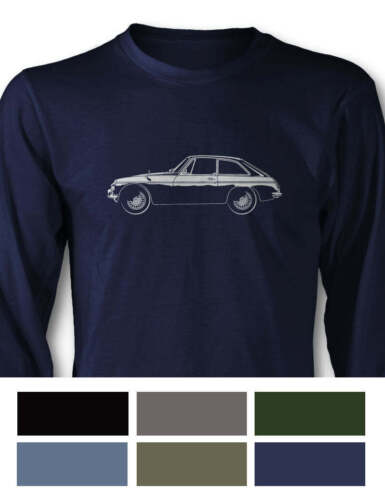 Camiseta MG MGB GT Cupé - Mangas Largas - Vista Lateral - Imagen 2 de 20