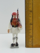 Aohna Toy Soldier Red Greek Evzone with Rifle