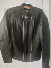Womens Yamaha Star Soft Shell Leather Jacket Large New W/ Tags