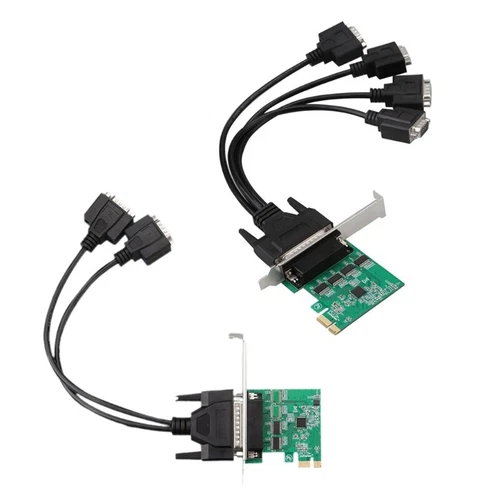 PCIE 1x to RS232 Serial Port Expansion Card for Industrial Control POS Display