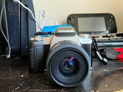 Pentax ZX-50 35mm SLR Film Camera w/ 35-80mm lens and Bag | eBay