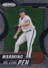 2020 PANINI PRIZM WARMING IN THE PEN - NATE PEARSON #WIP-1 TORONTO BLUE JAYS