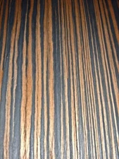 Macassar Ebony composite wood veneer 24" x 96" on paper backer 1/40" thick #603 