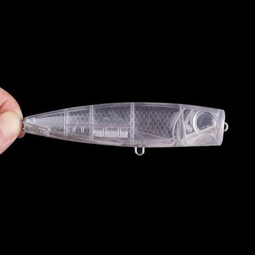 5PCS 13cm 63.5g Wire Go Through Popper Unpainted Bait Blank Fishing Lure model - Picture 10 of 12