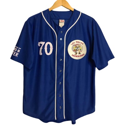 Los Pollos Hermanos Jersey Mens Small S Homerunos Waterboy Breaking Bad Baseball