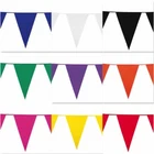 10m COLOUR BUNTING FLAGS PENNANTS PARTY DECORATIONS PARTY FLAG WEDDING CHRISTMAS