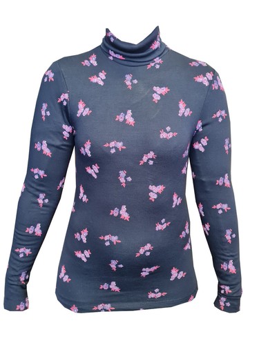 LADIES EX Marks & Spencer HEATGEN PLUS POLO TURTLE NECK TOPS THERMAL BRUSHED LIN | eBay