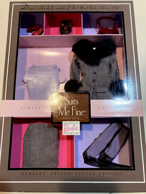 公式バービーコレクターズクラブ:1999年限定版「Suits Me Fine」 Barbie Suits Me Fine Fashion Official Barbie Collectors Club