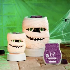 NEW Scentsy Full Size Wall Mini Warmers UNDER WRAPS Mummy Halloween And Bar