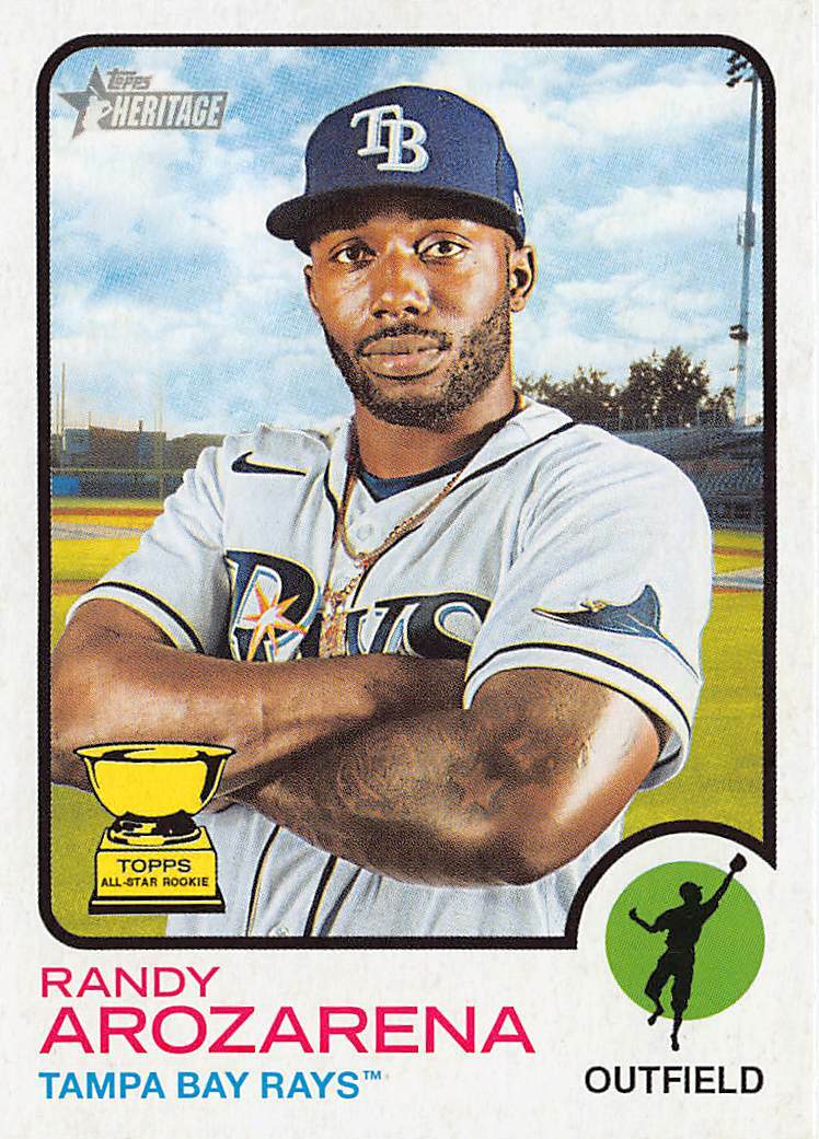 2022 TOPPS HERITAGE (#55) RANDY AROZARENA UK