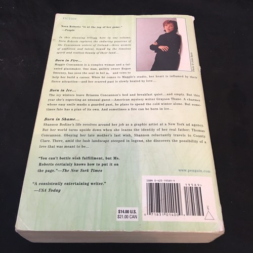 Irish Born by Nora Roberts (Born In Trilogy) Paperback 1st Edition - Imagen 2 de 6
