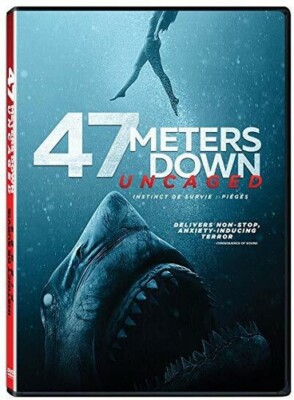 47 Meters Down: Uncaged (DVD, 2019) Sophie Nélisse, Ex Library