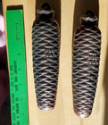 Pinecone Weight Set of 2  for Cuckoo Clock 1260 Grams Each Wonderful Condition — photo 2