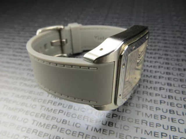 Rubber strap cartier santos 100 cheap