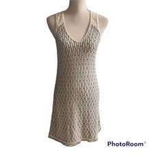 UO Staring At Stars Sleeveless Sweater Dress Sheath Blue Mini Casual Sz M -A